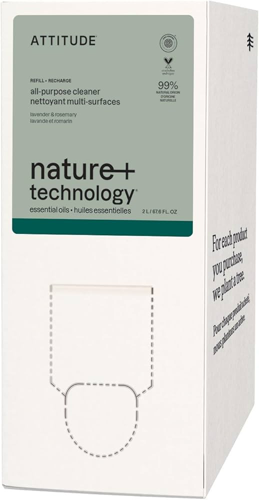 ATTITUDE All Purpose Cleaner, EWG Verified Multi-Surface Products, Vegan, Naturally Derived Multi... | Amazon (US)