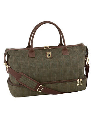 London Fog Brentwood IV 20" Drop Bottom Duffel - Macy's | Macy's