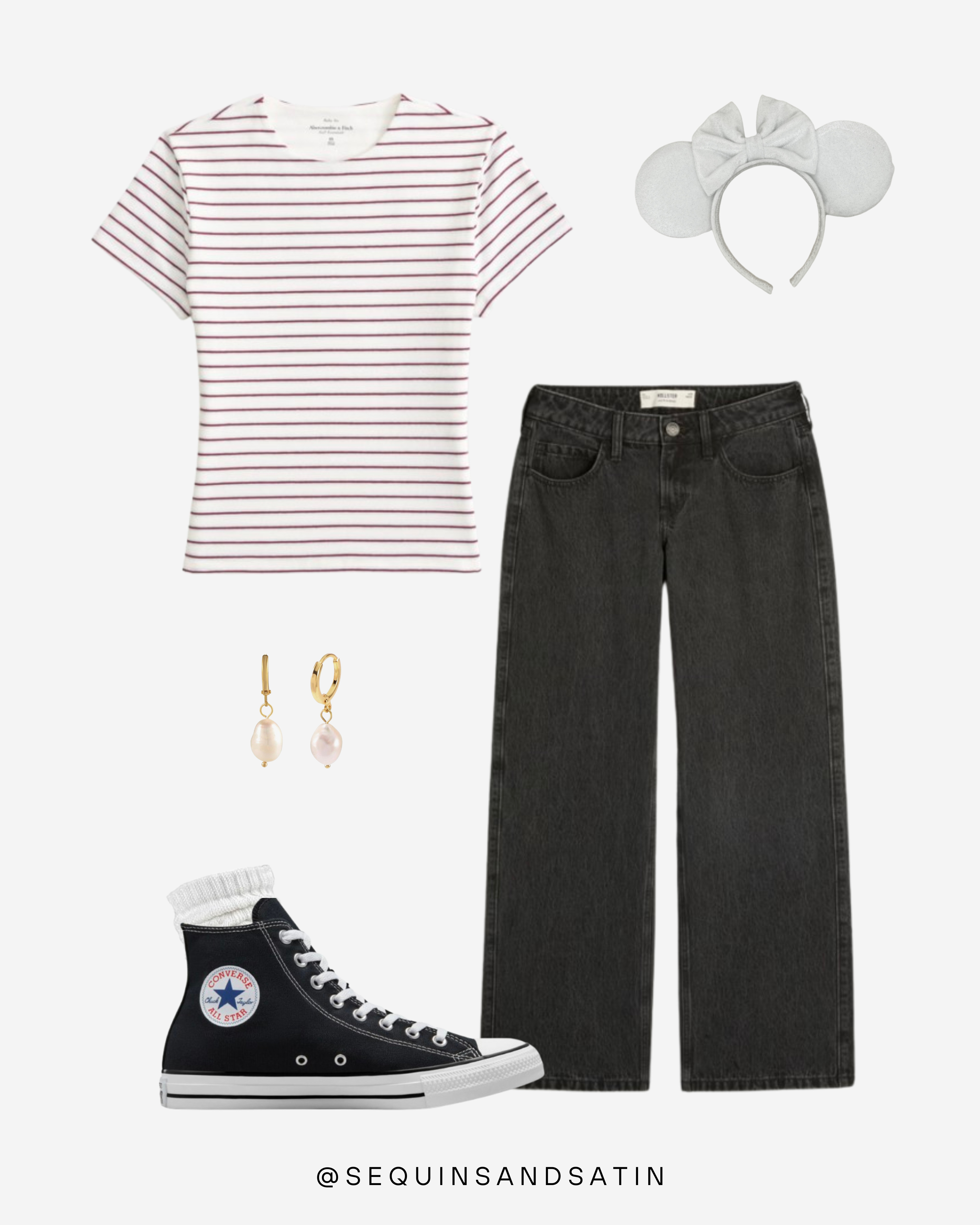 Cute disney outfit for fall! And if you just take the disney ears off you have a great fall outfit for school, running errands, hanging out with friends, etc. 🍂

Jeans are true to size.
Shoes are true to size.

cute and casual disney outfit inspo / fall disney outfit / Disney / Disney fashion / disney outfit womens / Disney ootd / womens Disney outfit / disney outfit for mom / disney outfit for teens / casual disneyland outfits / disney outfits for fall / disney outfits with jeans / disney outfit converese / basic disney outfit / Disney park outfit / Disney trip / disney travel / disney world outfit / disneyworld outfits / Disney outfit / Disney world / Disneyland outfits / Disneyland / Disney outfits /  Disney park outfit / theme park outfit / theme park / amazon Disney / Disney bounding / Disney bound / fall outfit inspo / hollister low rise baggy jeans / converse outfits for fall / back to school outfits / casual school outfits / college class outfits / uni outfits / university outfits / Disney ears / #disneyoutfits #disneyland #disneylandoutfits #casualdisneyoutfit #blackjeansoutfit #falldisneyoutfit #falloutfits
 

 #LTKSeasonal #LTKFindsUnder100 #LTKautumn