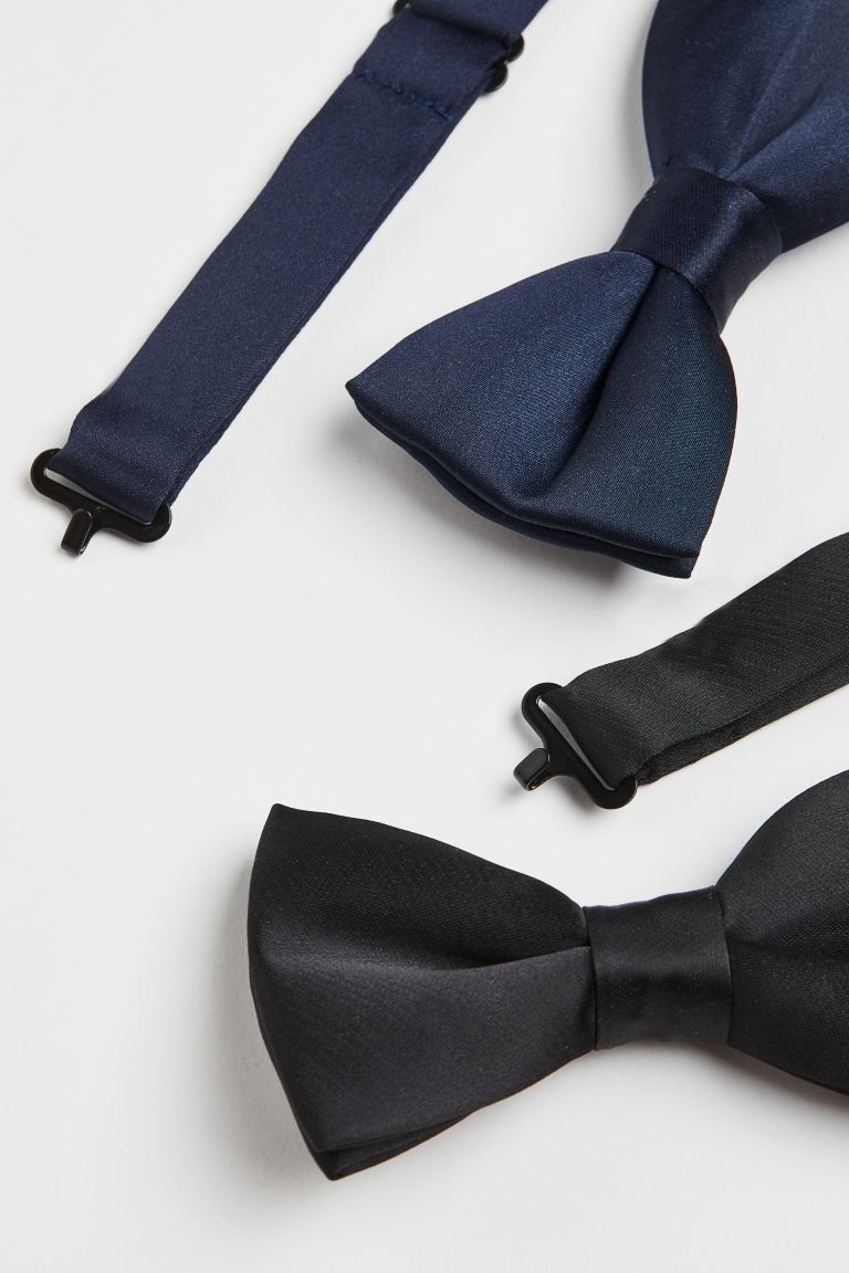 2-pack Satin Bow Ties | H&M (US)