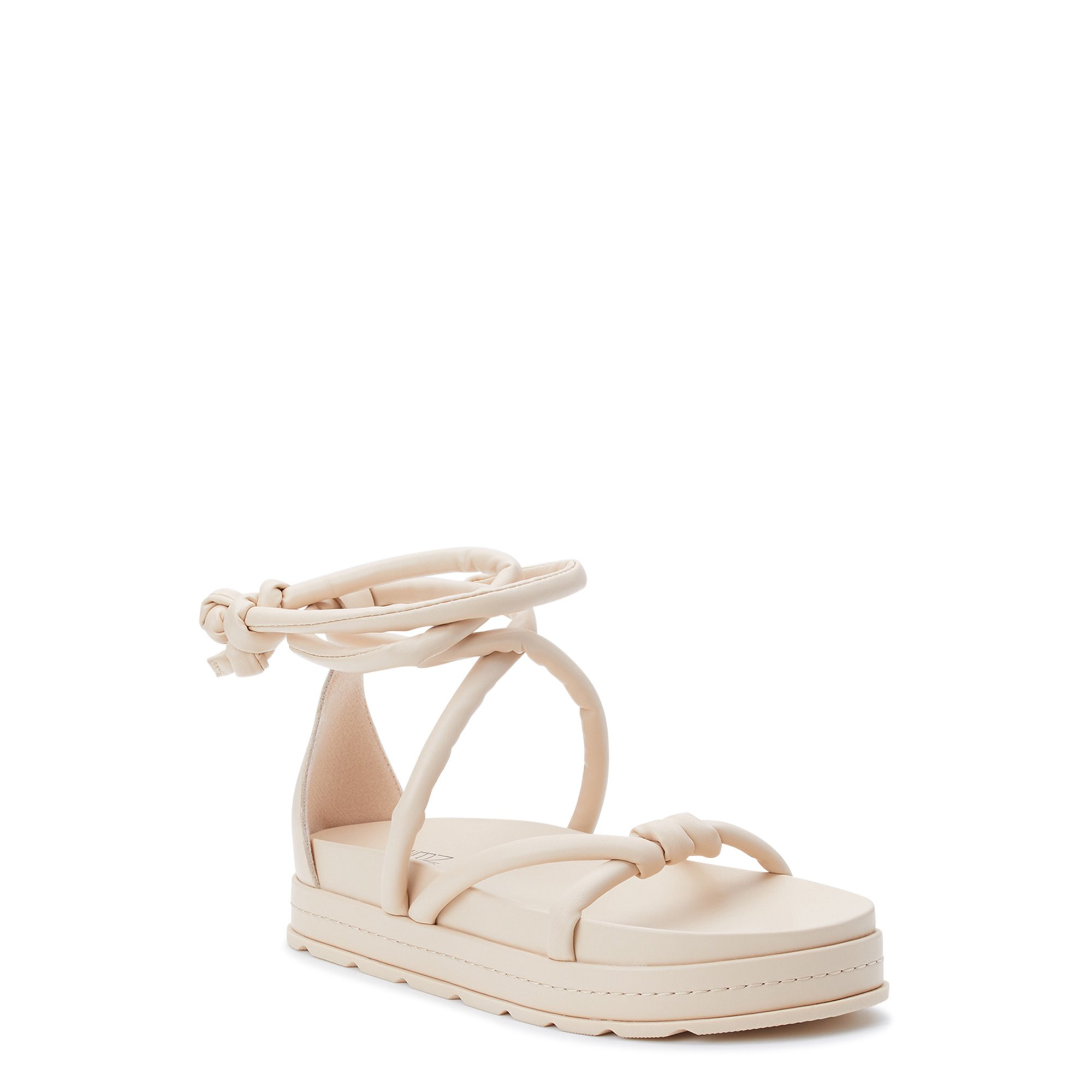 No Boundaries Women's Ankle Wrap Sandal | Walmart (US)