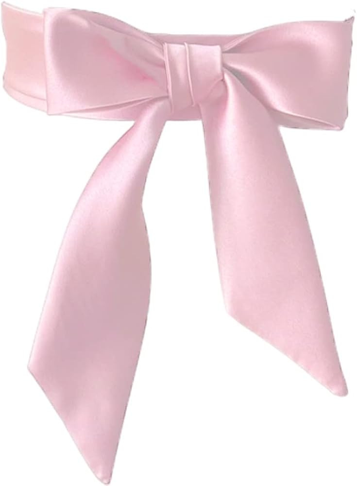 Wedding Sash Bridal Belts Simple Classic Silk Ribbon Sash for Dress | Amazon (US)