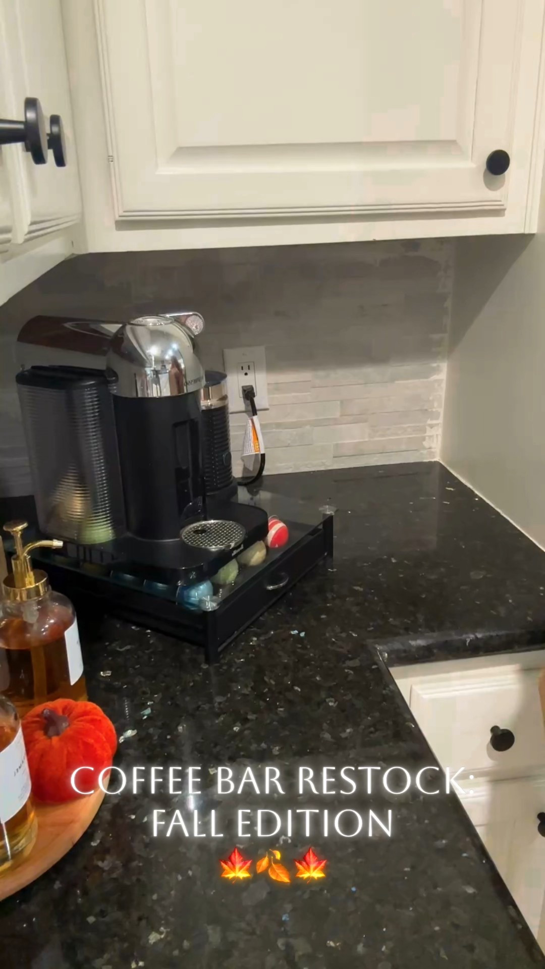 Time to get this Coffee Bar restocked with the new Fall flavors! We’ve had this Nespresso machine for years and it’s our most used appliance! 

#LTKHome #LTKSeasonal
