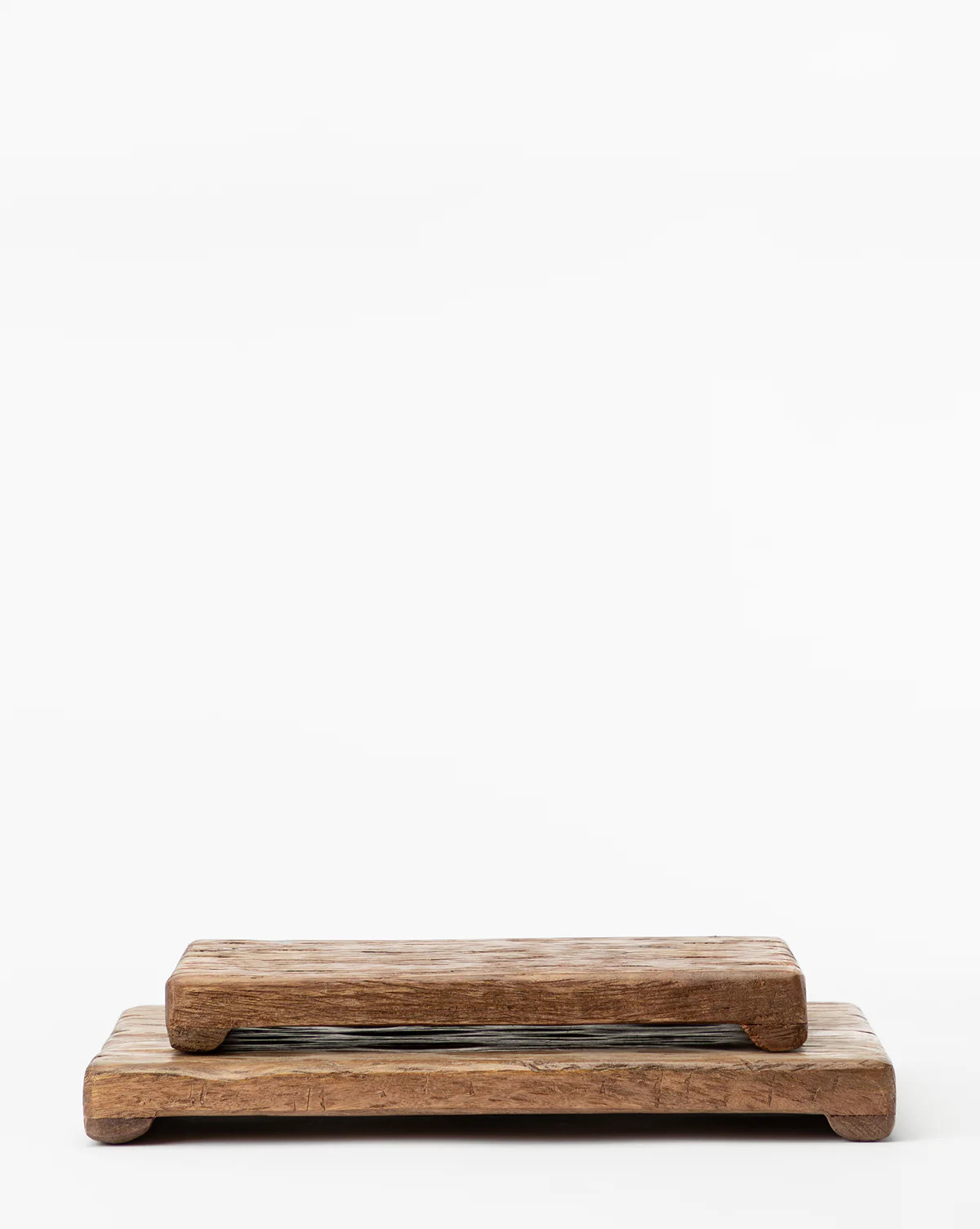 Mango Wood Rectangular Pedestal Small | McGee & Co. (US)