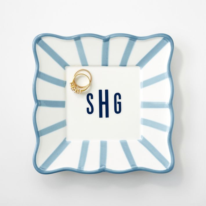 Striped Ceramic Catchall | Mark and Graham