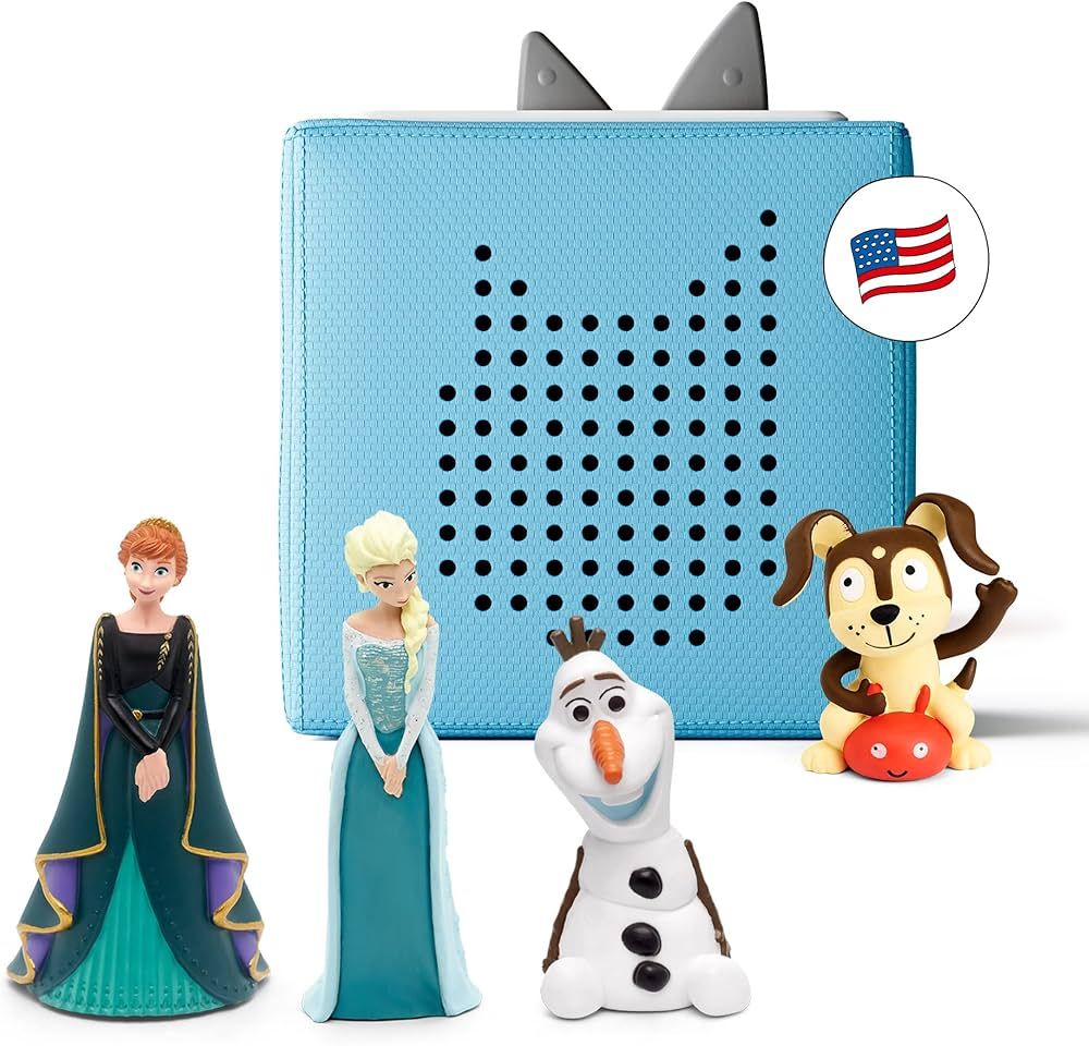 Toniebox Audio Player Starter Set with Elsa, Anna, Olaf, and Playtime Puppy - Listen, Learn, and ... | Amazon (US)