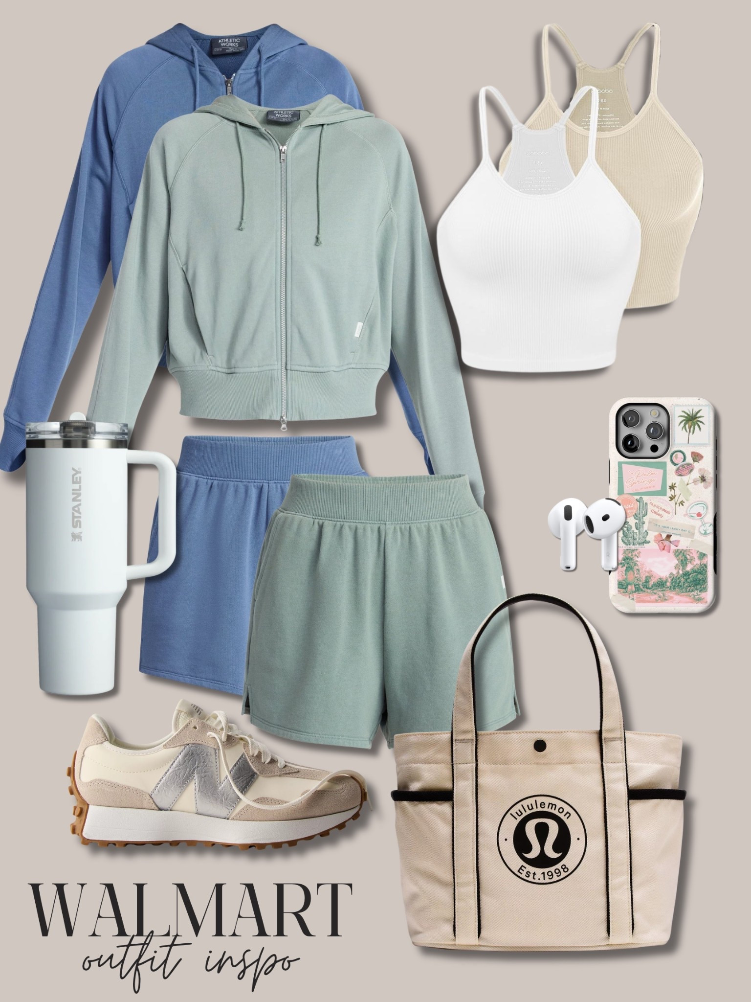 Outfit inspo from Walmart 🫶🏼 

Perfect for lounging, working out, travel, etc. 

#LTKSeasonal #LTKfitnessgoals #LTKootd