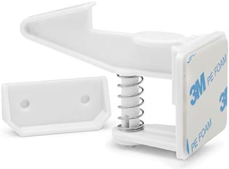 Cabinet Locks Child Safety 12 Pack | Baby Safety Cabinet Locks with Screws Baby Proof Drawer Lock... | Amazon (US)
