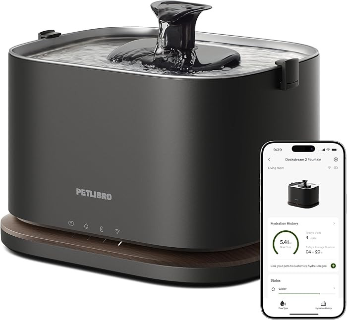 PETLIBRO Upgrade Cat Water Fountain, Cordless Cat Fountain Battery Operated, App Monitoring 3L/10... | Amazon (CA)