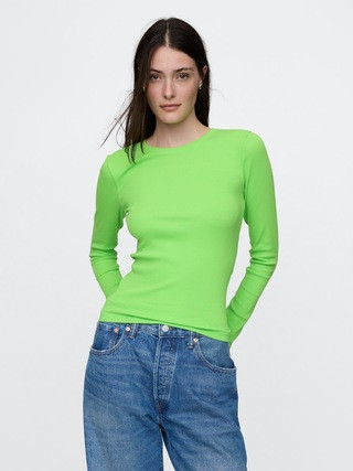 Modern Rib Cropped T-Shirt | Gap (US)