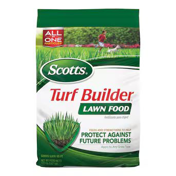 Scotts Turf Builder Lawn Food 12.5-lb 5000-sq ft 32-0-4 All-purpose Fertilizer | Lowe's