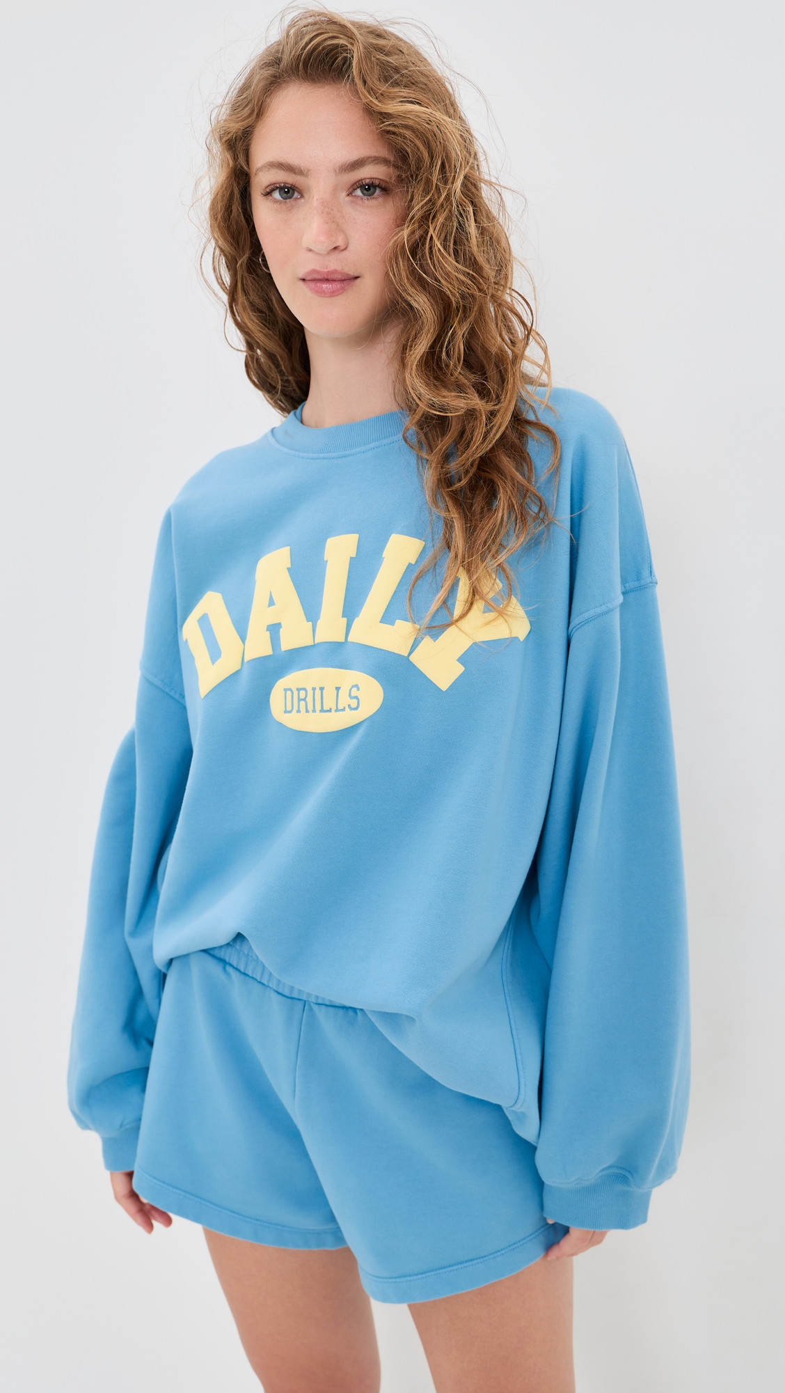 Daily Drills Oversized Daily Crew Malibu/Lemonade XS/S | Shopbop