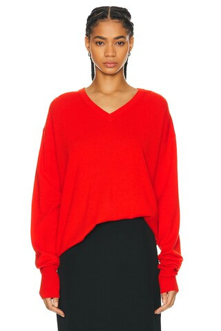 The Row Gracy Top in Red | FWRD 