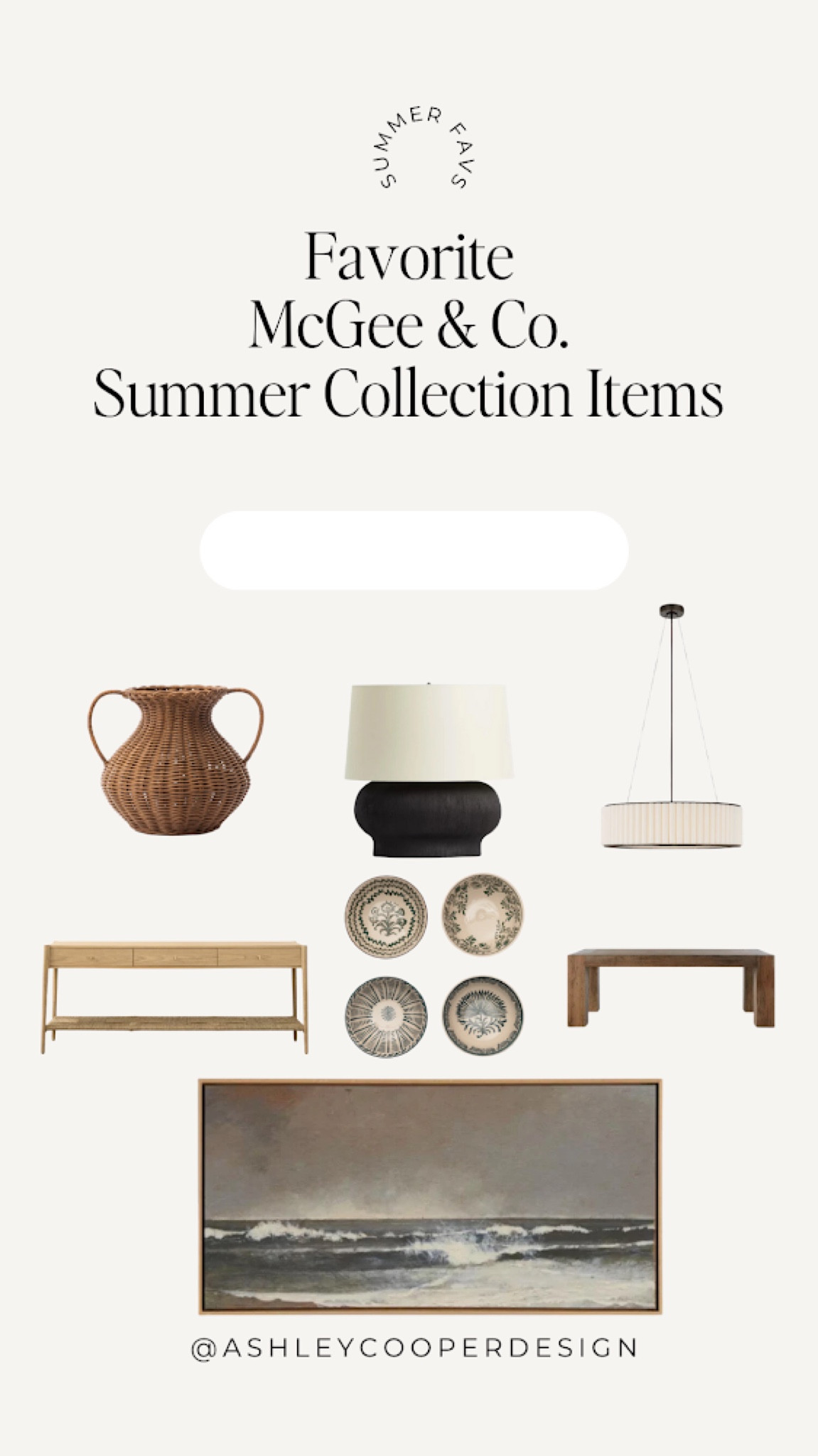 Here’s some of my favorites from the McGee & Co. Summer Collection!

#LTKSaleAlert #LTKHome #LTKSummerSales