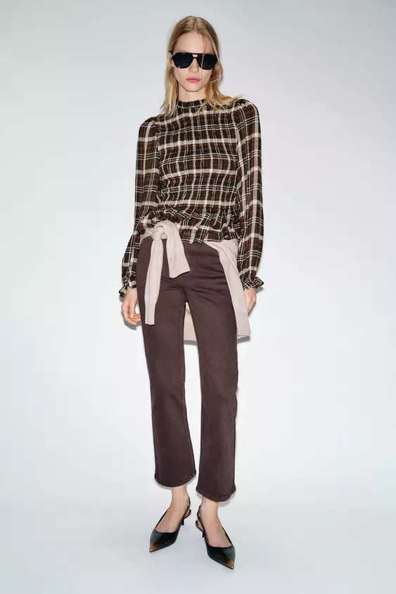 JEANS Z1975 MINI FLARE MIT HOHEM BUND | Zara DE