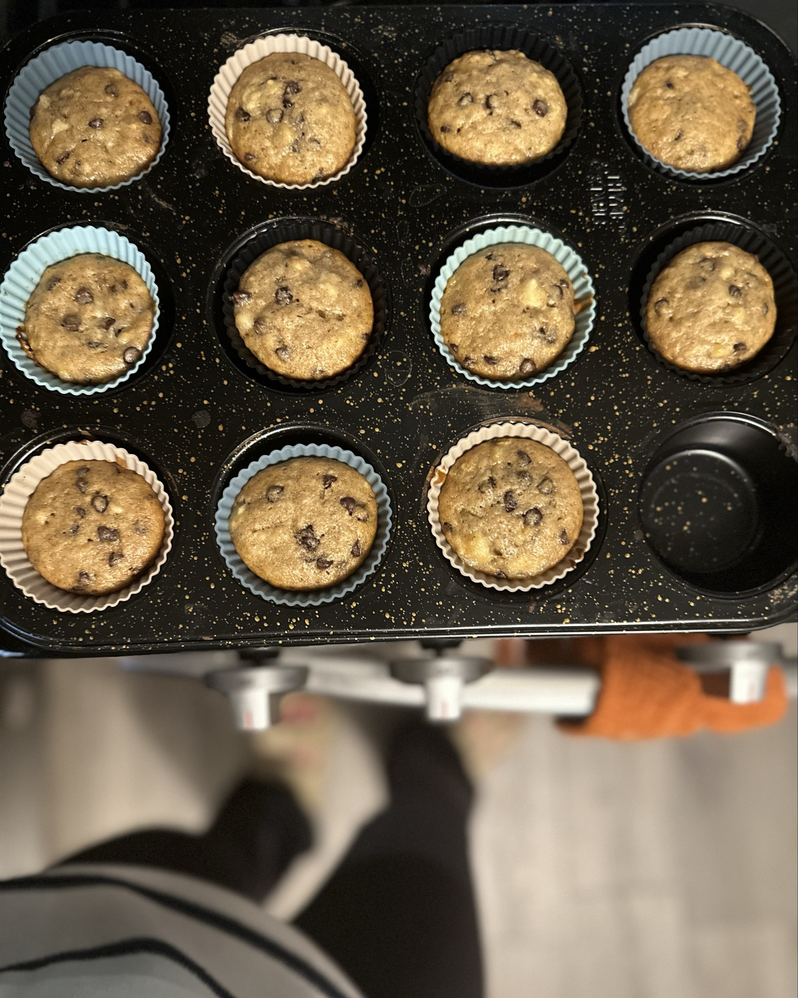 The easiest muffins you’ll ever make! I’ve been using these for protein muffins, banana muffins, chocolate chip muffins, egg breakfast muffins. Truly nonstick with or without the liners and easy to clean! The silicone liners are a game changer for baking! I’ve been using this for over a year 🤎

Thyme & table 12 cup nonstick muffin pan with silicone baking cups 



#LTKSeasonal #LTKFamily #LTKHome