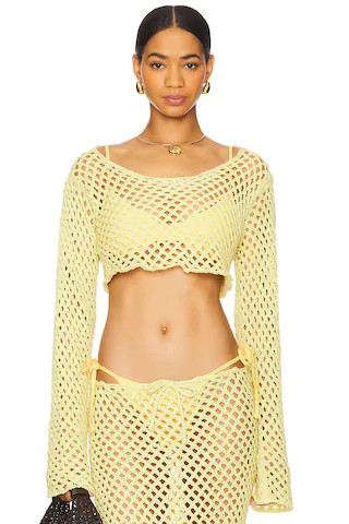 Magen Shirt in Daisy Yellow | Revolve Clothing (Global)