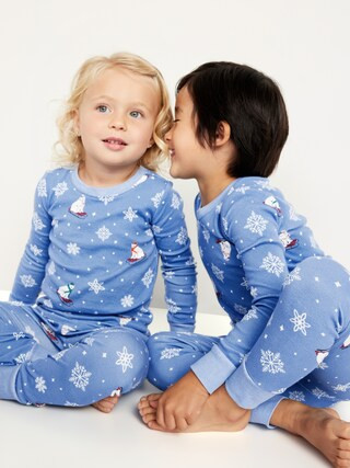 Unisex Snug-Fit Printed Pajama Set for Toddler &amp; Baby | Old Navy (US)