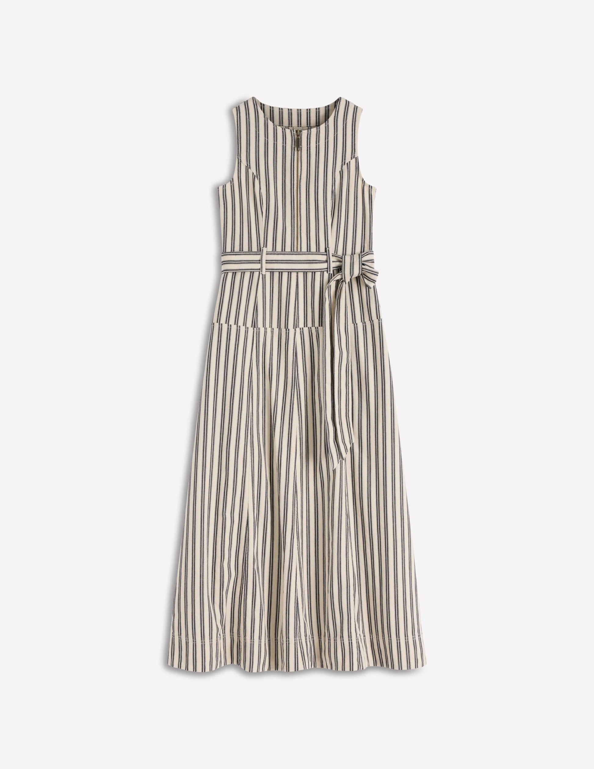 Sleeveless Zip Denim Dress
                    
                      
                        Iv... | Boden UK