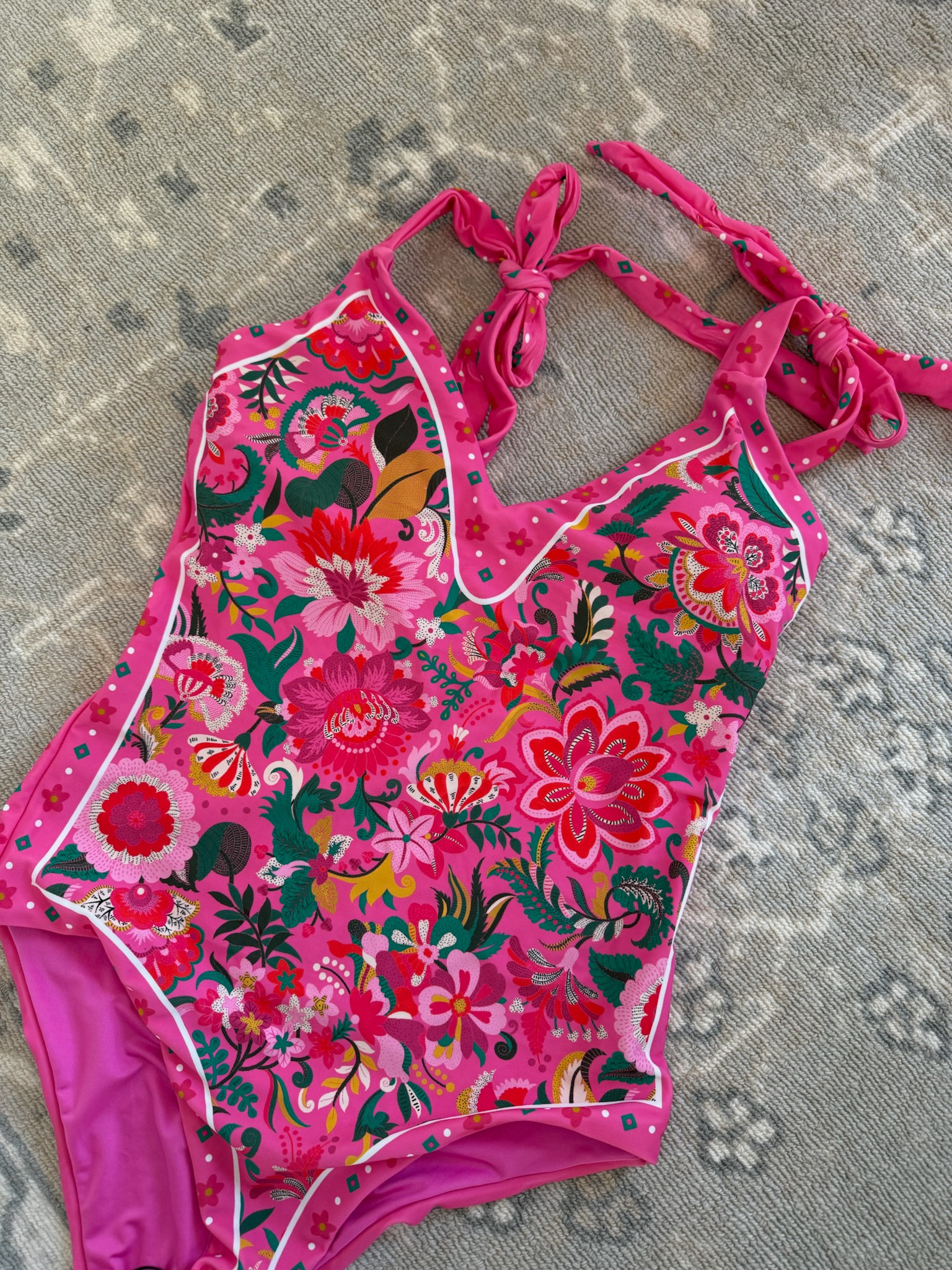I know we are still in the middle of winter, but I just had to share this cute swimsuit I just got! Absolutely love the pattern and colors. Swimwear // once piece swimsuits // resortwear // vacation swim // Nordstrom finds // beach riot 

#LTKStyleTip #LTKSwim #LTKTravel