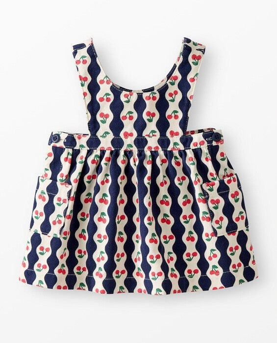 Girls' Cherry Wallpaper Twill Jumper - Size Baby 12-18 mos by Hanna Andersson | Hanna Andersson
