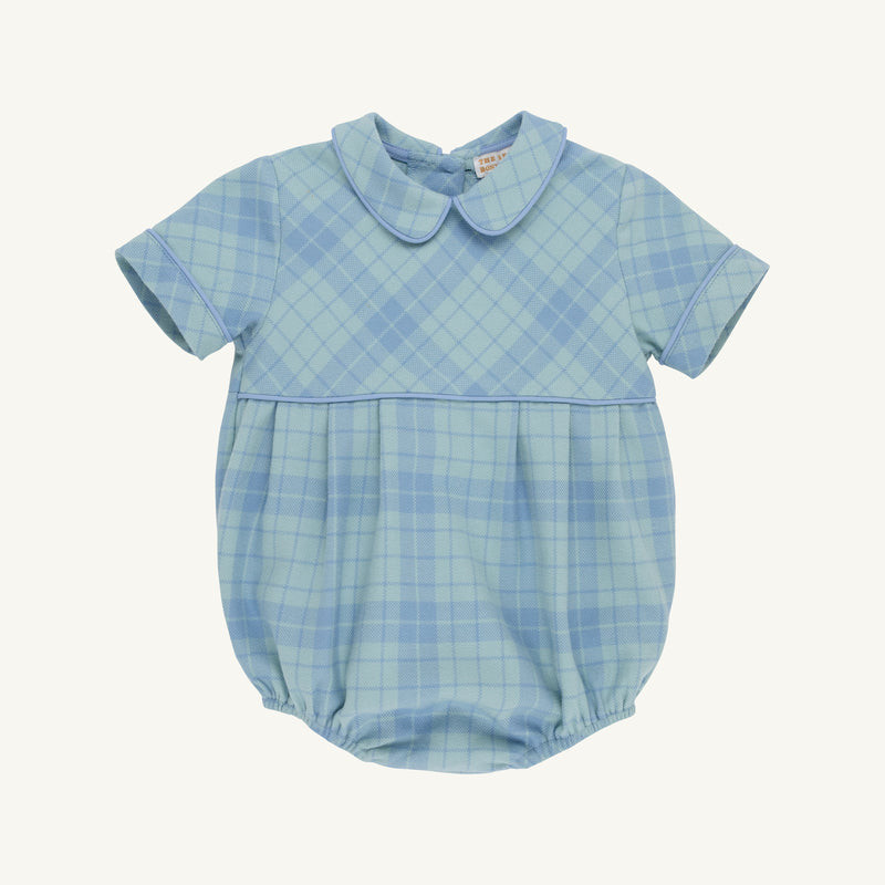 Bradford Bubble - Audubon Park Plaid with Sarasota Sky | The Beaufort Bonnet Company