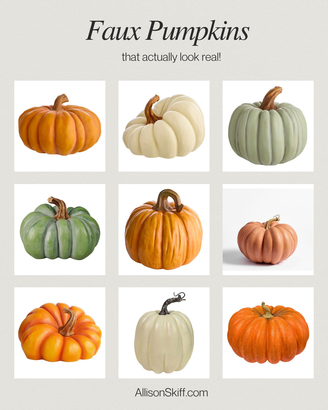 Faux pumpkins that actually look real! Get more mileage out of your front porch pumpkin styling this year with these realistic faux pumpkins. Mix them in with some real ones for fun, or keep it all faux. No one will know the difference!

#fallhomedecor #fallstyling #pumpkins #halloween #halloweendecor #fallporchstyling #fallporchideas  

 #LTKSeasonal #LTKHome