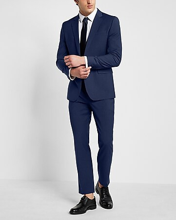 Slim Blue Modern Tech Suit Jacket. | Express