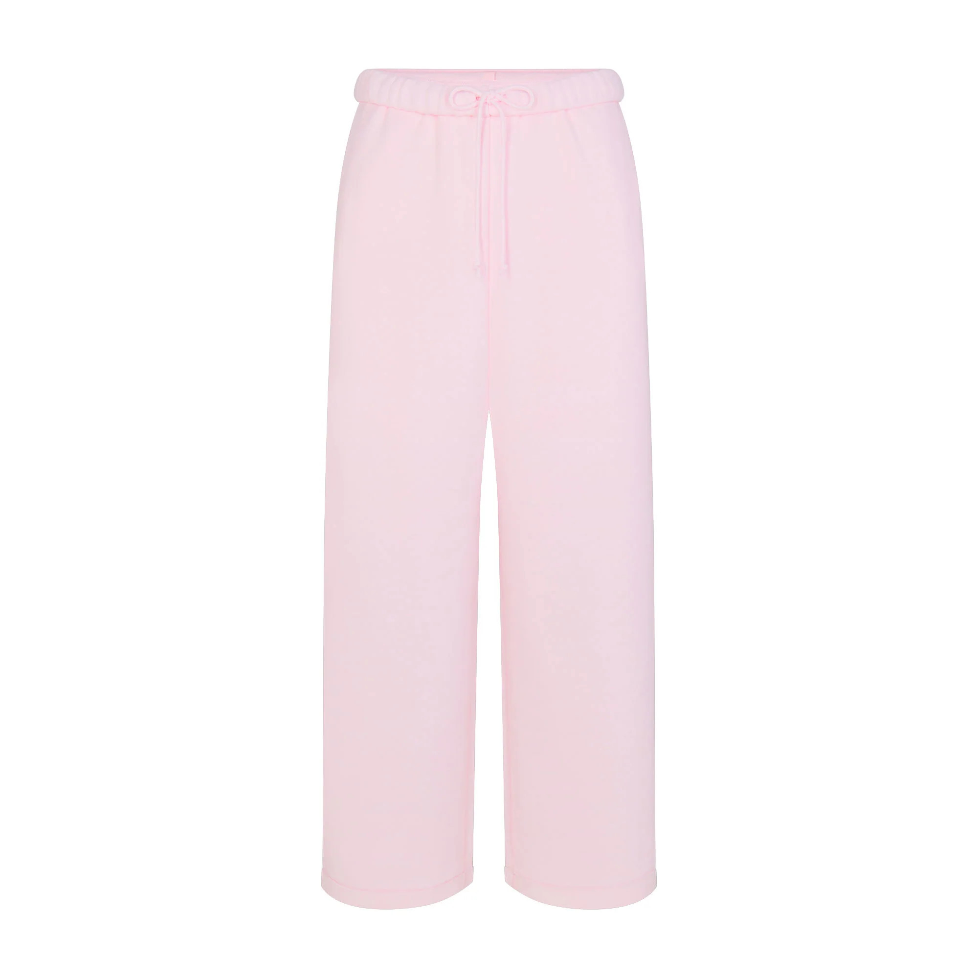 COTTON FLEECE CLASSIC STRAIGHT LEG PANT | CHERRY BLOSSOM | SKIMS (US)