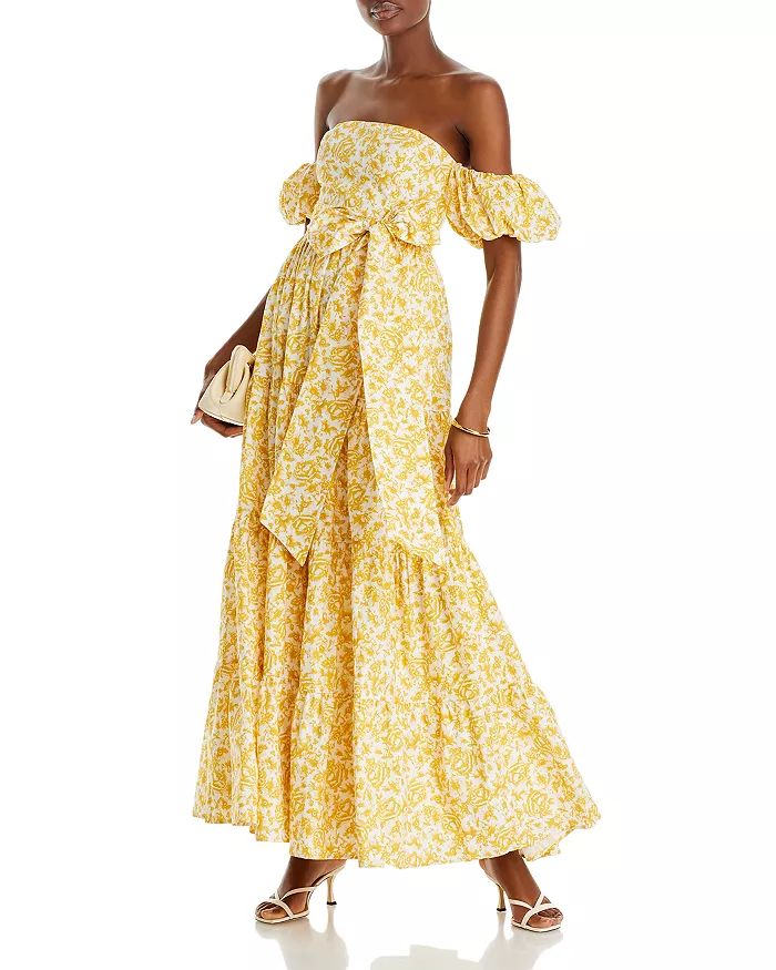 Floral Off-the-Shoulder Maxi Dress - 100% Exclusive | Bloomingdale's (US)