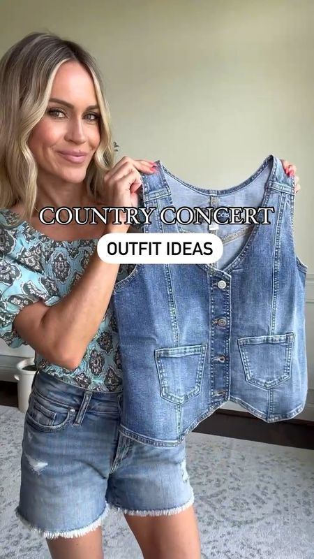 Country concert outfit ideas 

In love with the vest trend - they are so versatile- here are 4 ways I would style for country concerts this summer! 


#LTKOver40 #LTKFindsUnder50 #LTKStyleTip