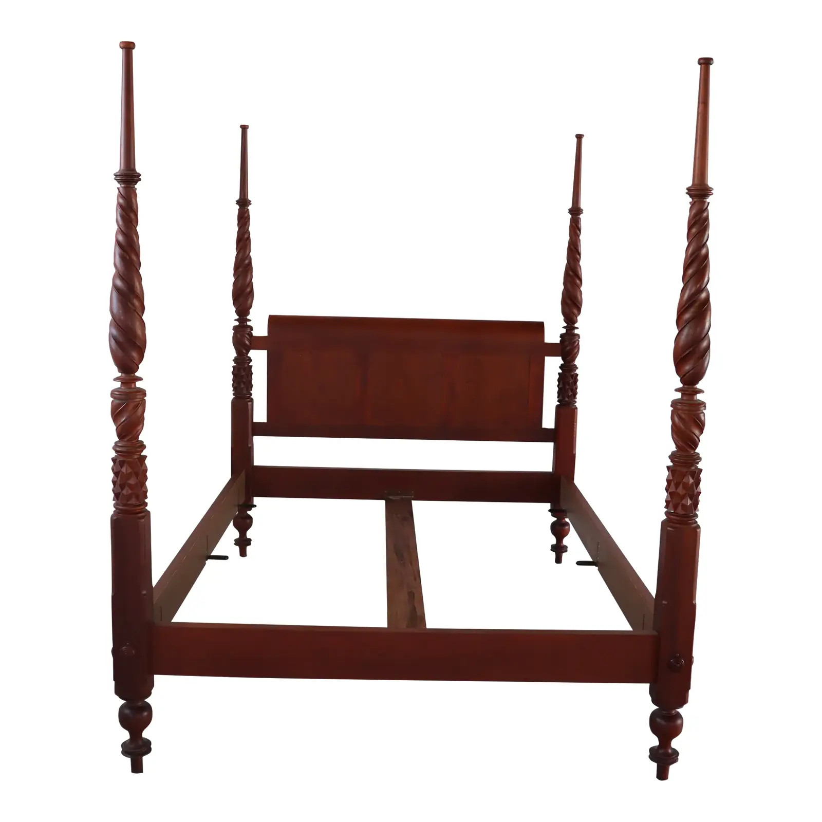 Milling Road for Baker Furniture Queen Poster Bed | Chairish