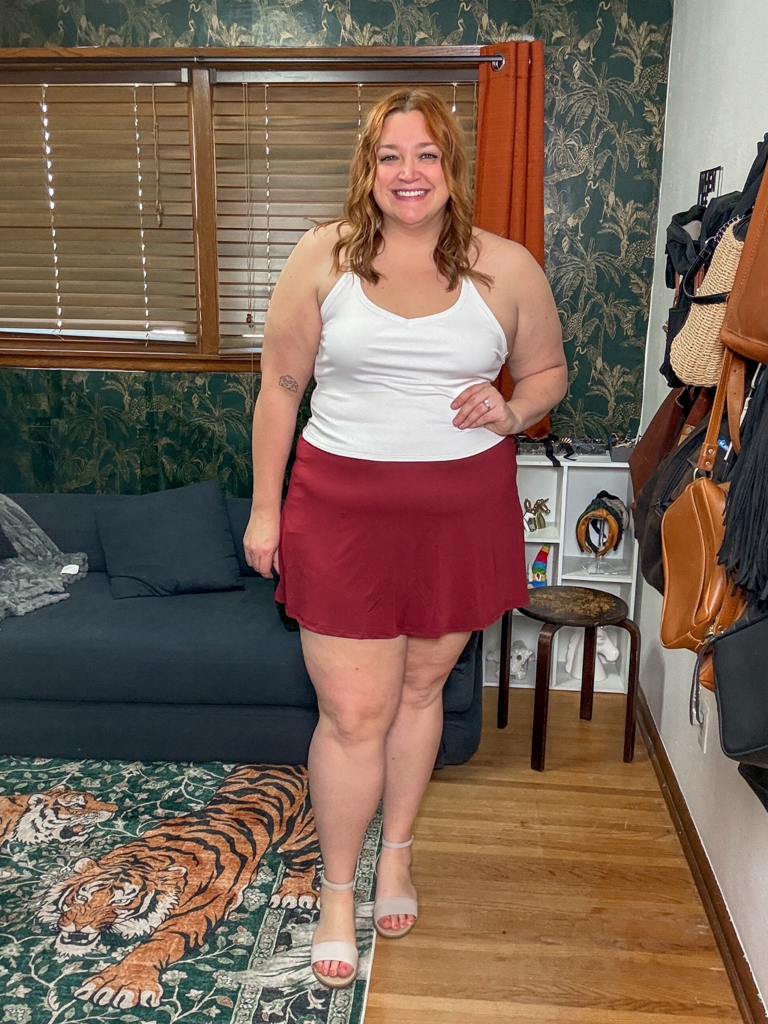 Plus and mid size skort spring outfit inspiration.
Wearing the 3X as a US size 18 (40B, 38”ish waist, 49”ish hips)
Use code 05USENLIVAtarajanestyle979on to save at SHEIN

#LTKootd #LTKPlusSize #LTKMidsize