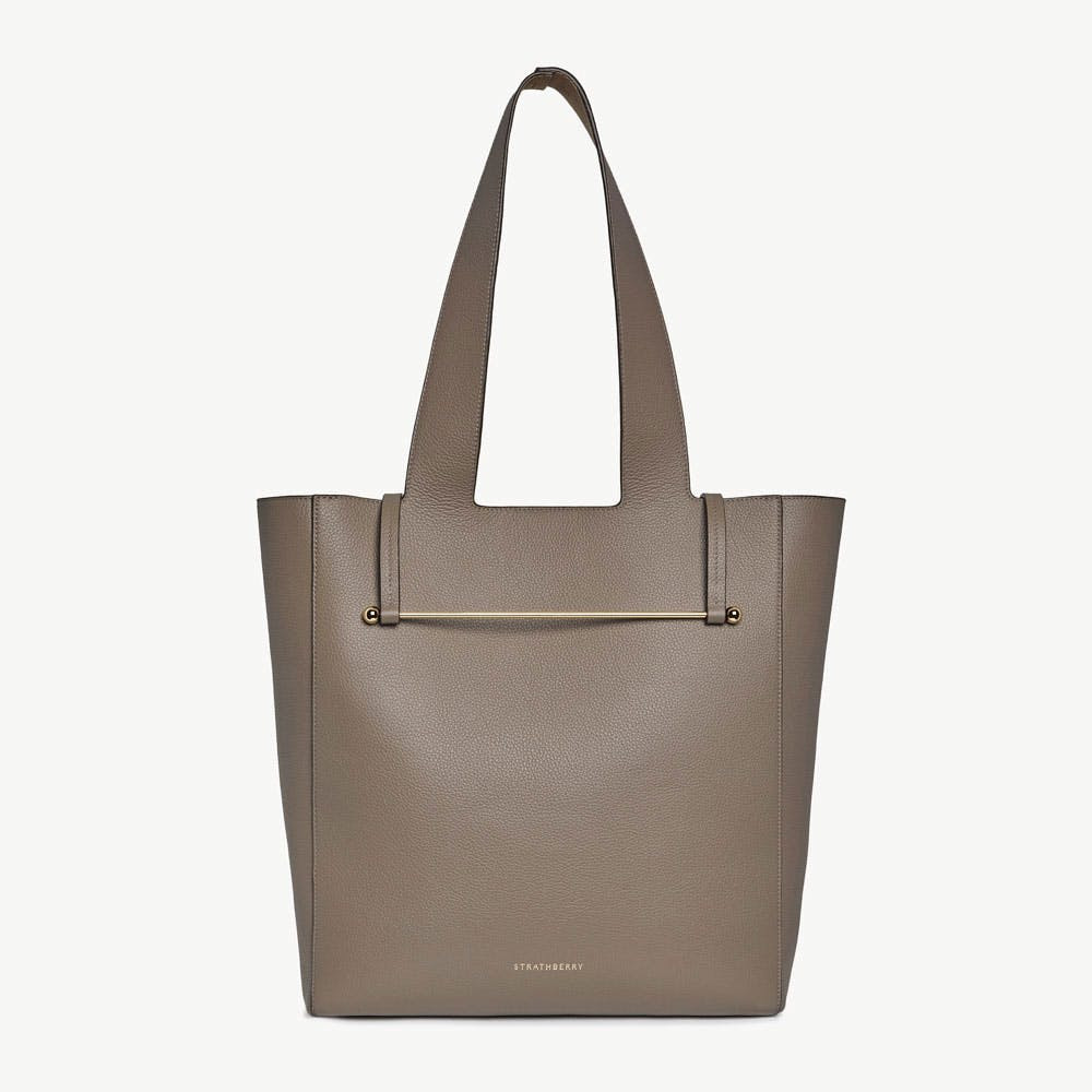 Strathberry - Melody Tote - Grey / Taupe | Strathberry