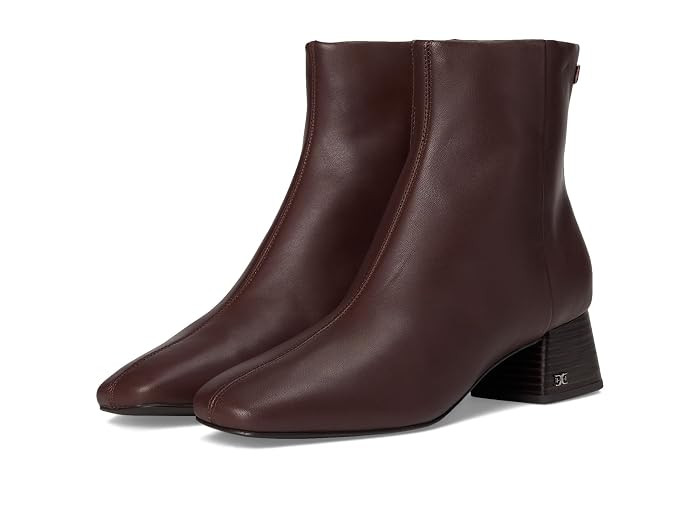 Sam Edelman Paige Women's Zip Boots Amber Brown : 10 M, Leather/Suede/Synthetic | Zappos.com