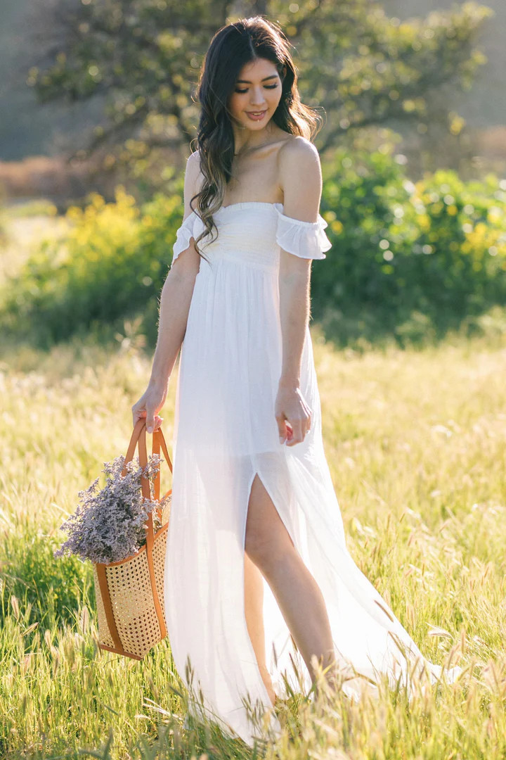 Ava Sweetheart Maxi Dress | Morning Lavender