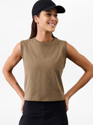 True Cotton Crop Tank | Athleta | Athleta