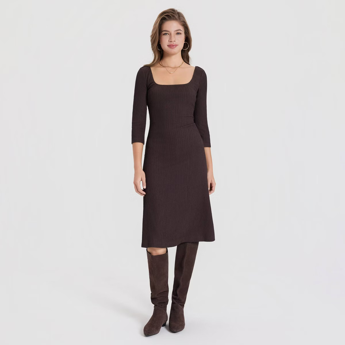 Women's Textured Tunic Dress - A New Day™ | Target