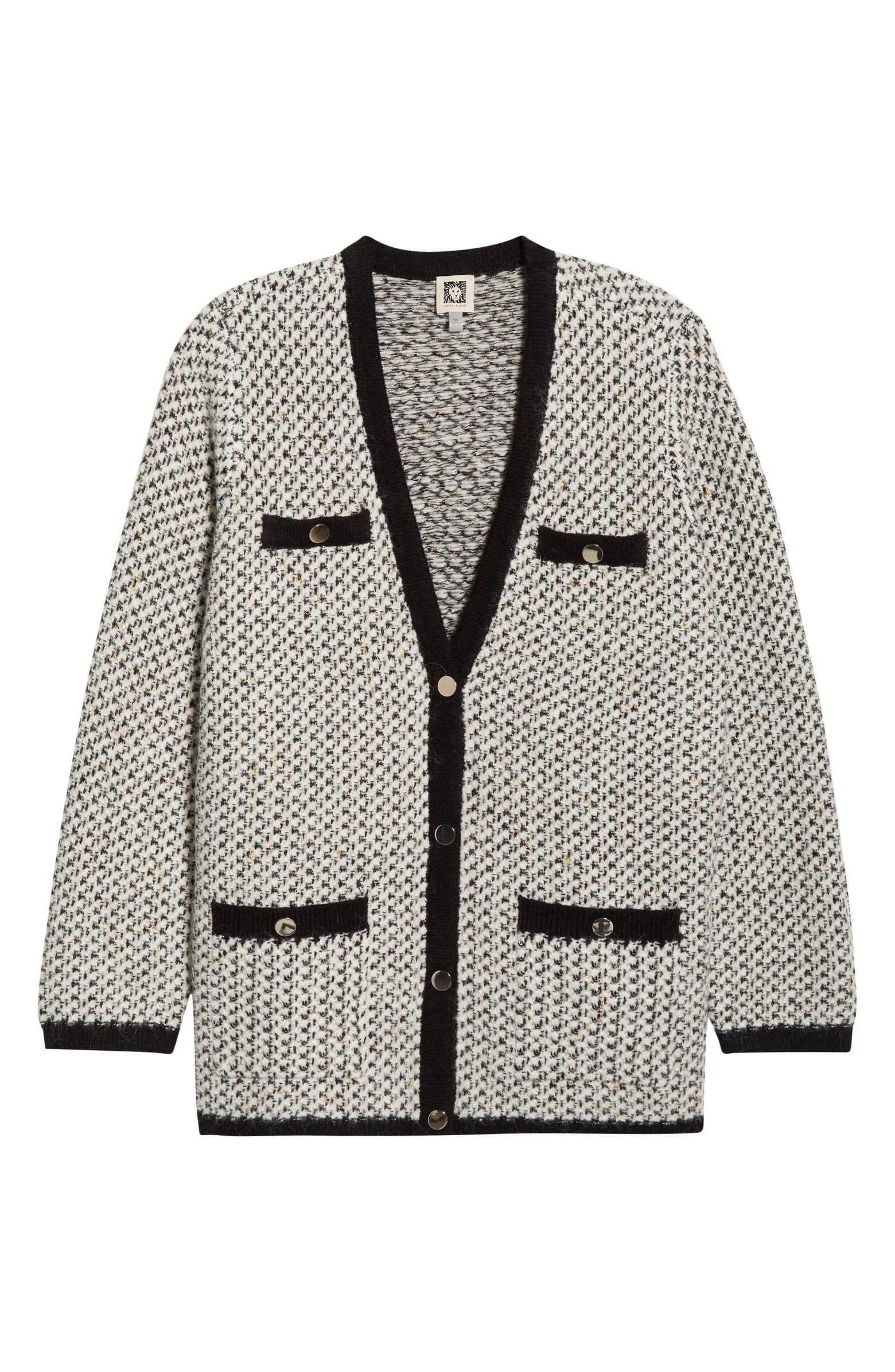 Contrast Trim Tweed Cardigan | Nordstrom