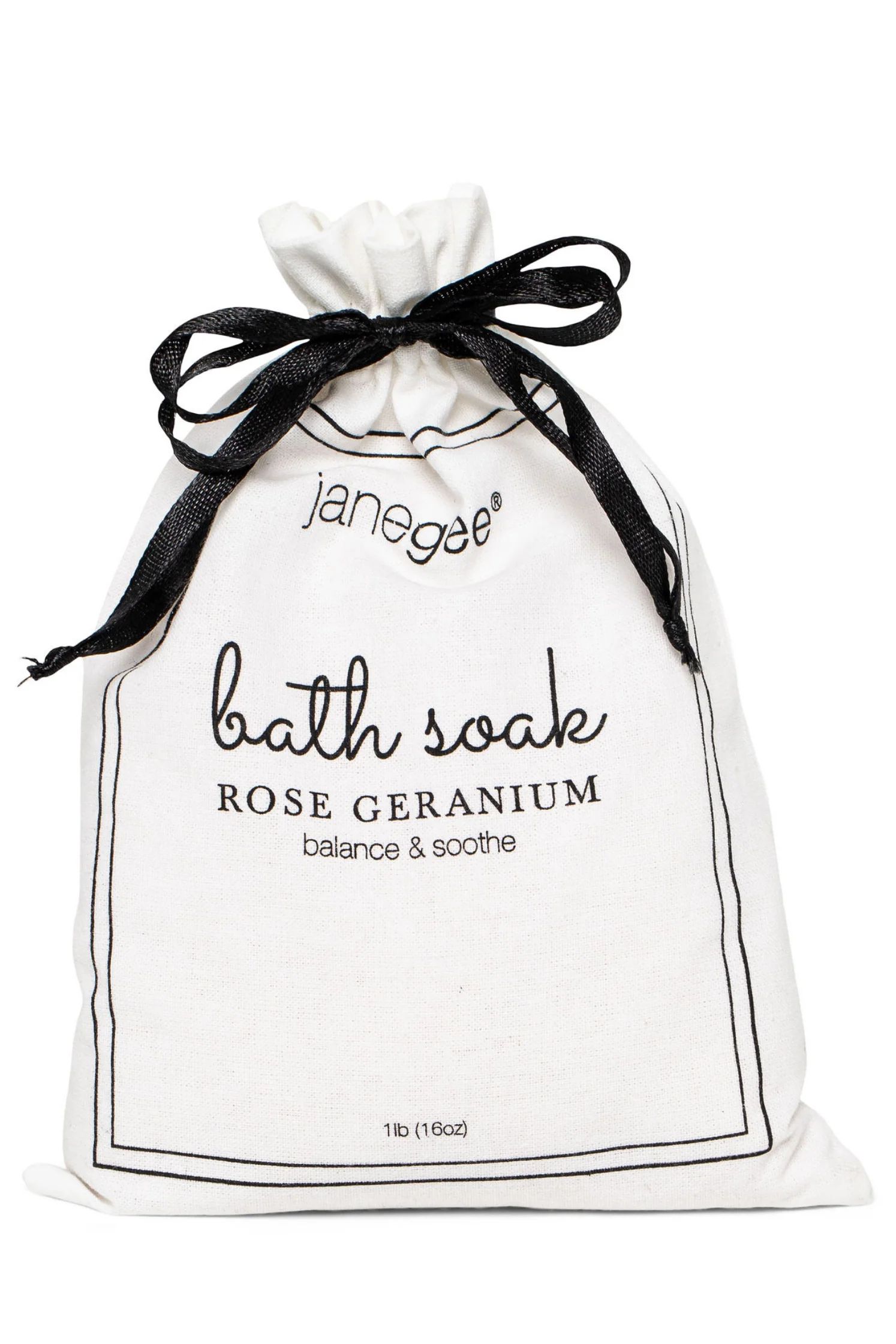 janegee Rose Geranium Bath Soak | janegee