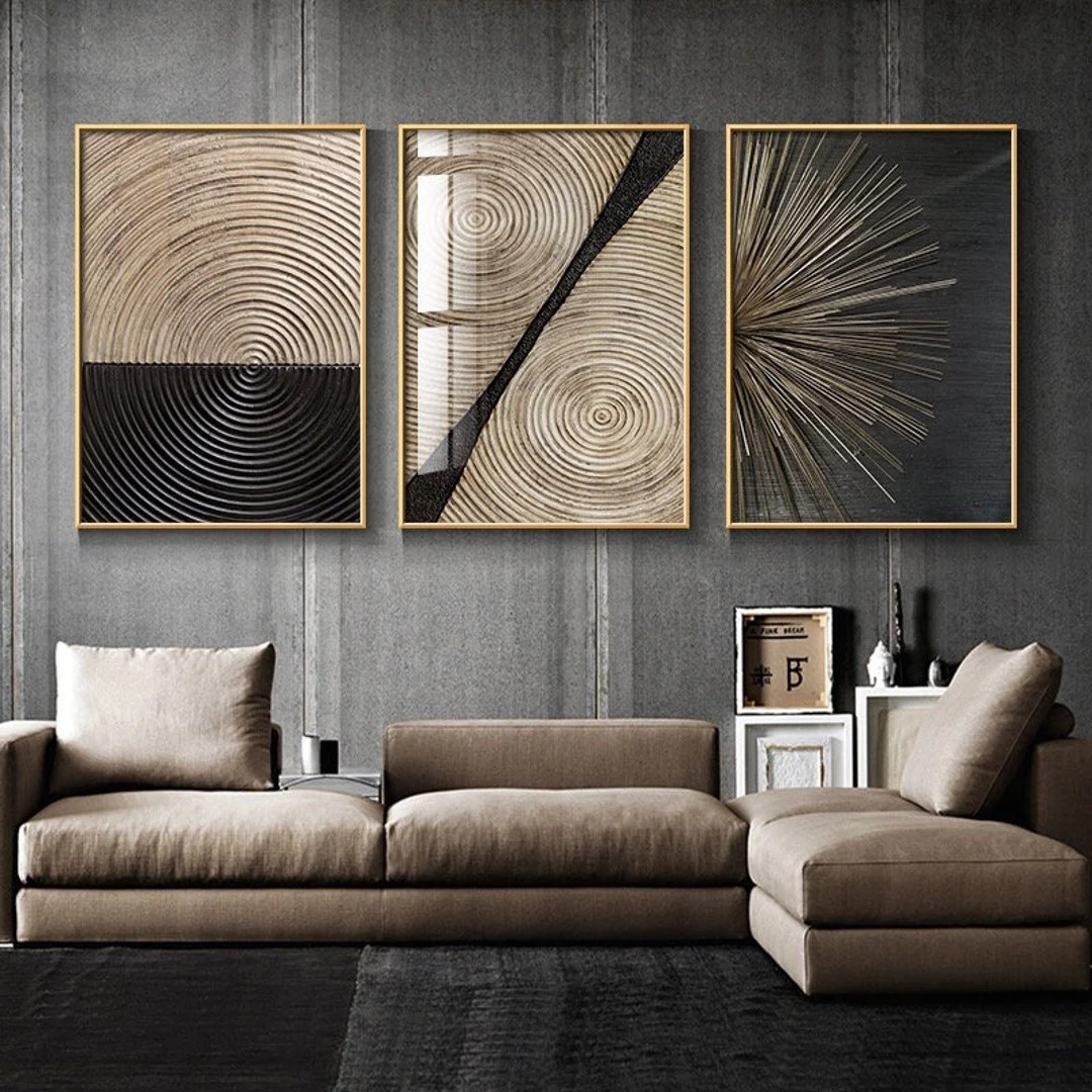 Wall Decoration Poster XL Prints Each 40x60 3pcs Abstract Tree - Etsy.de | Etsy (DACH)