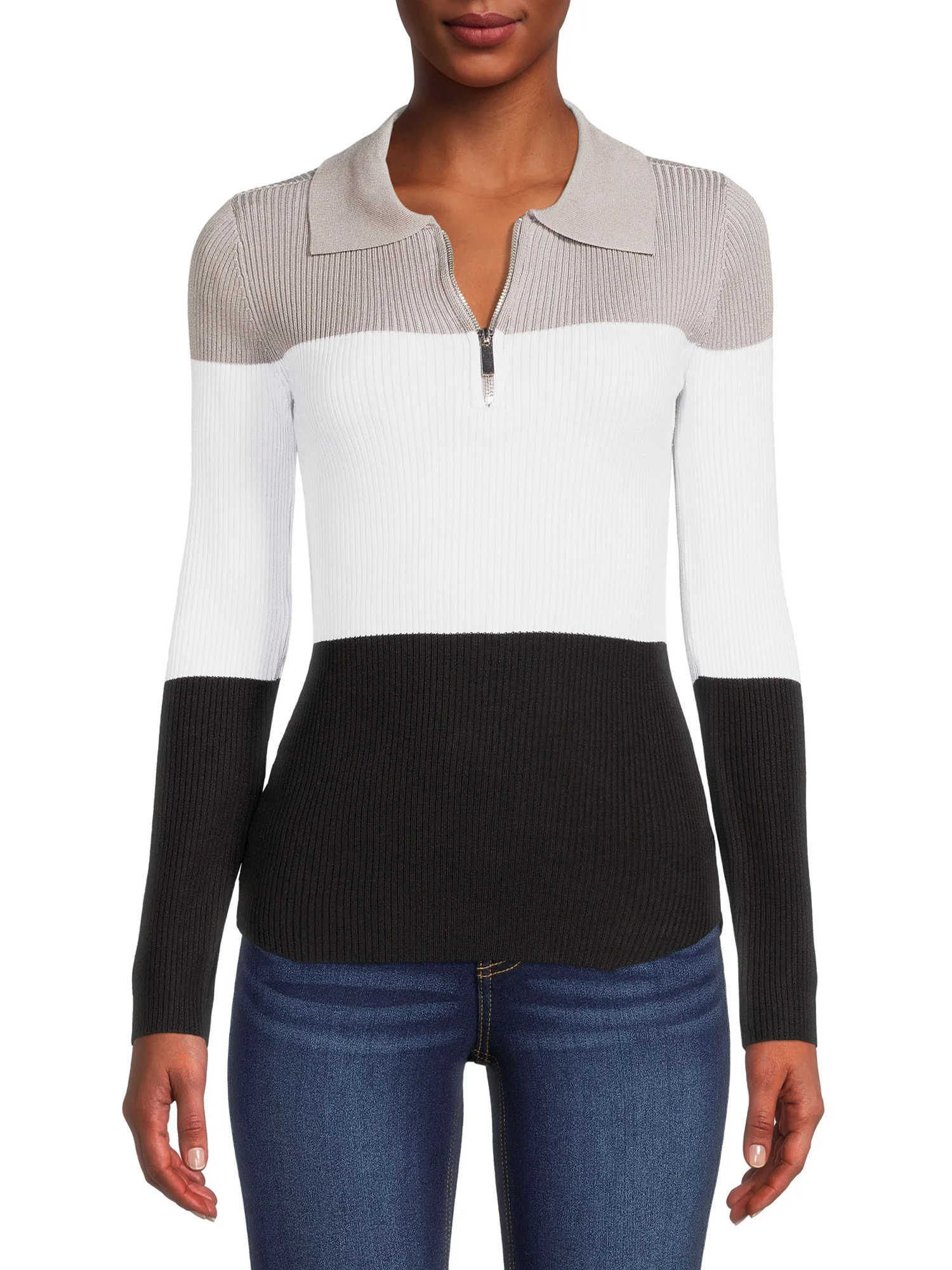 No Boundaries Junior's Colorblock Pullover - Walmart.com | Walmart (US)