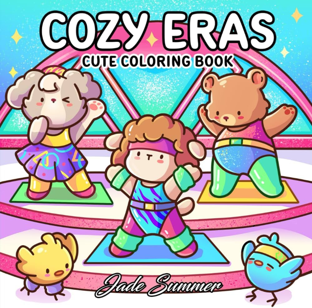 Cozy Eras: Cute Coloring Book for Adults and Teens with Adorable Characters and Nostalgic Scenes ... | Amazon (US)