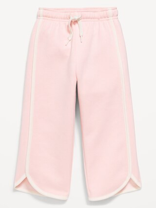 Dolphin-Hem Cropped Sweatpants for Toddler Girls | Old Navy (US)