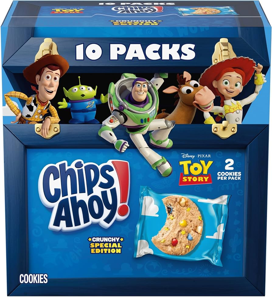 CHIPS AHOY! with Disney and Pixar's Toy Story Crunchy Candy Blasts Fudgy Chocolate Chip Cookies, ... | Amazon (US)
