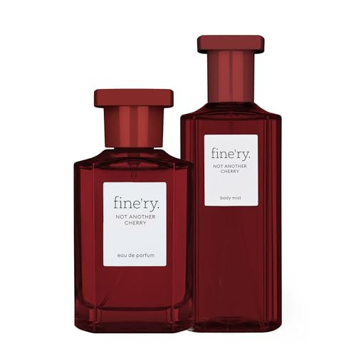 Fine'ry Not Another Cherry Eau De Parfum & Body Mist Gift Set | Fruity & Floral Notes Of Cherry, Rose & Almond | Fine Mist Spray & Perfume For Women | Fragrance Layering Duo (2oz + 5oz) | Amazon (US)