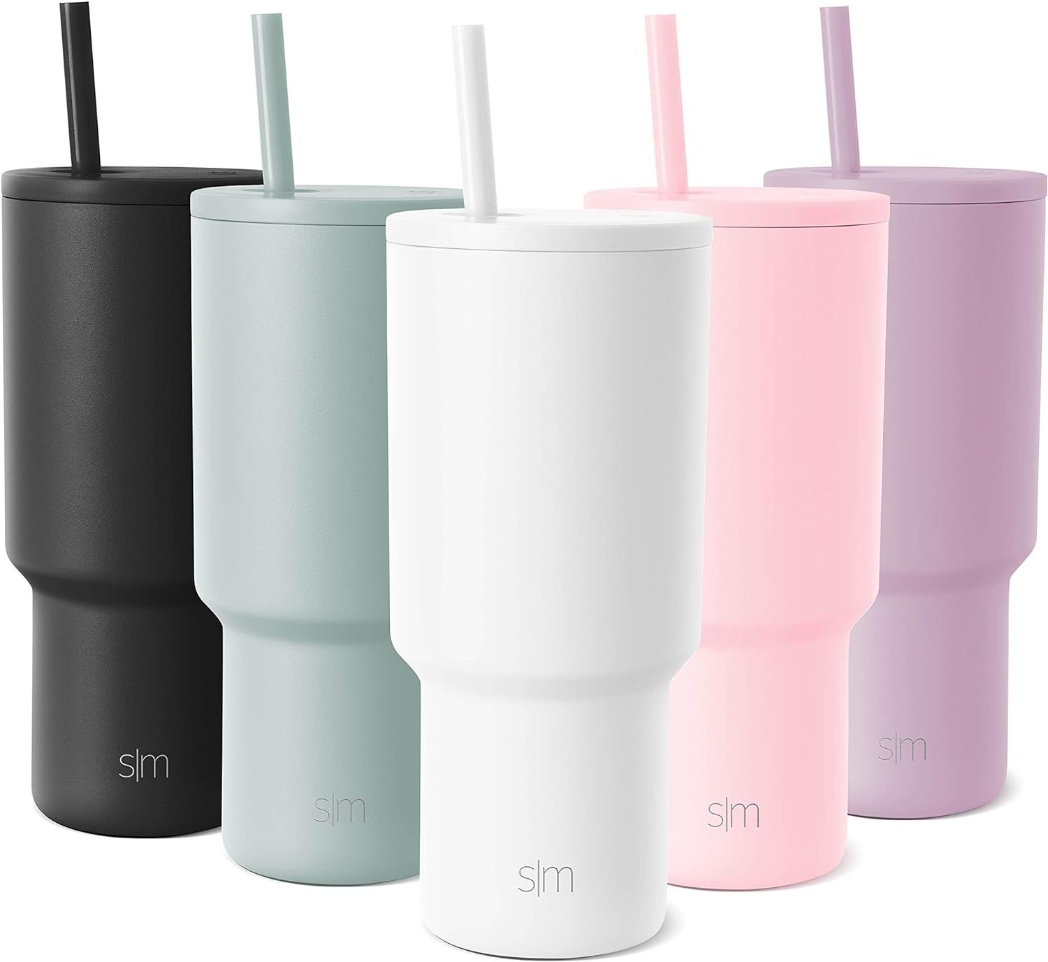 Simple Modern 30 oz Tumbler with Lid and Straw | Insulated Reusable Leakproof Stainless Steel Water  | Amazon (US)