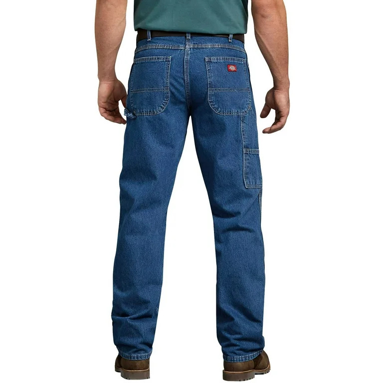 Dickies Mens and Big Mens Relaxed Fit Stonewashed Carpenter Denim Jeans - Walmart.com | Walmart (US)