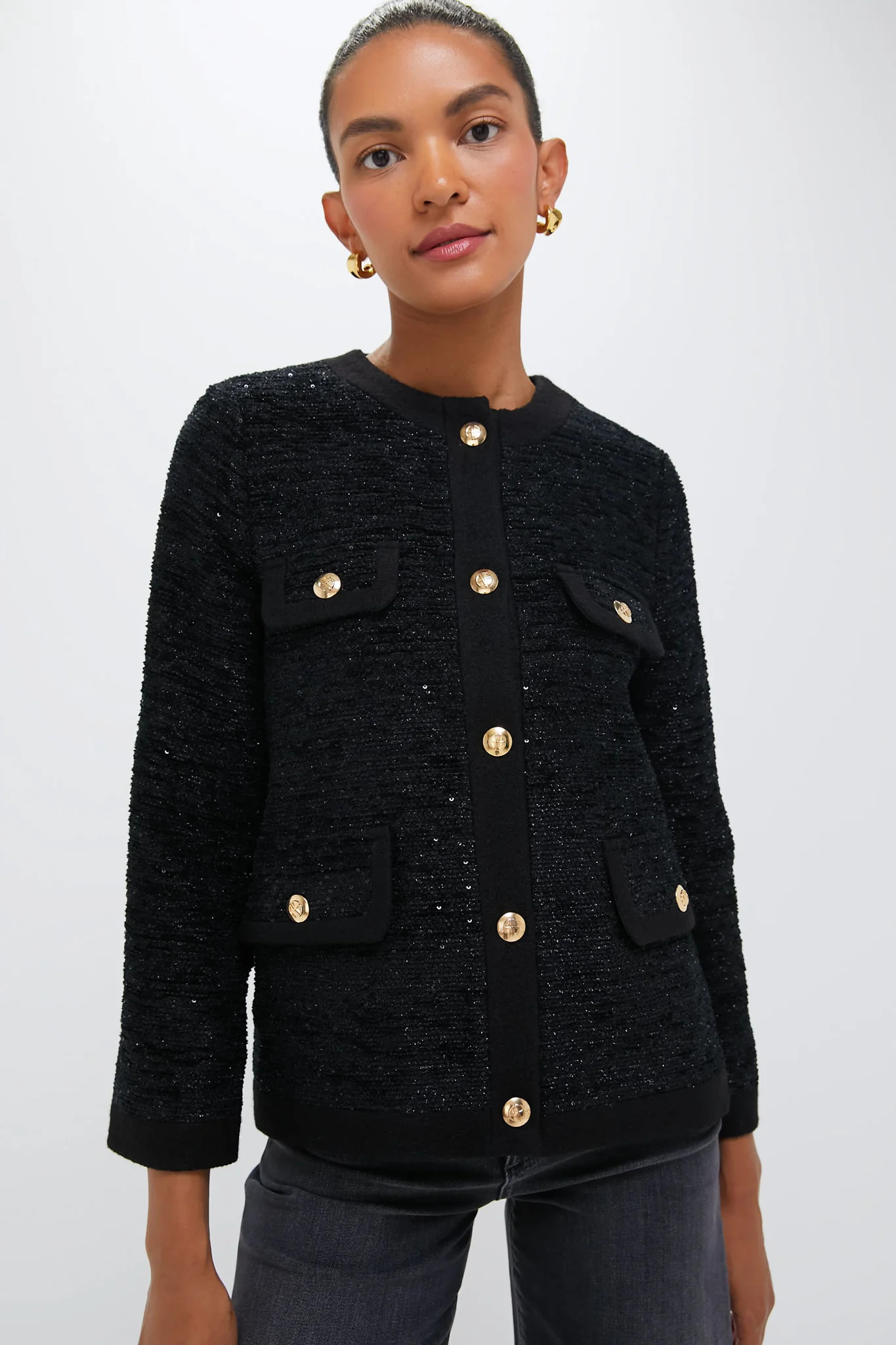 Black Shine Lydia Jacket | Tuckernuck (US)