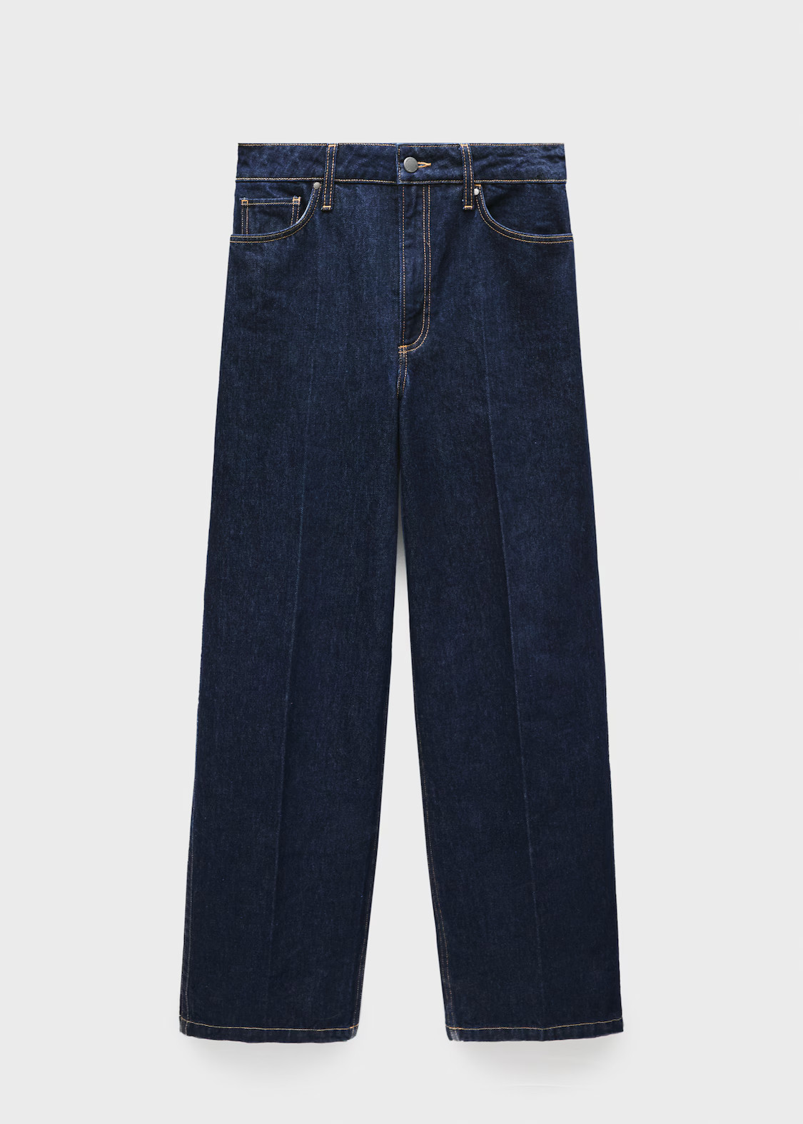 Brigitte high-rise wideleg jeans | MANGO (UK)